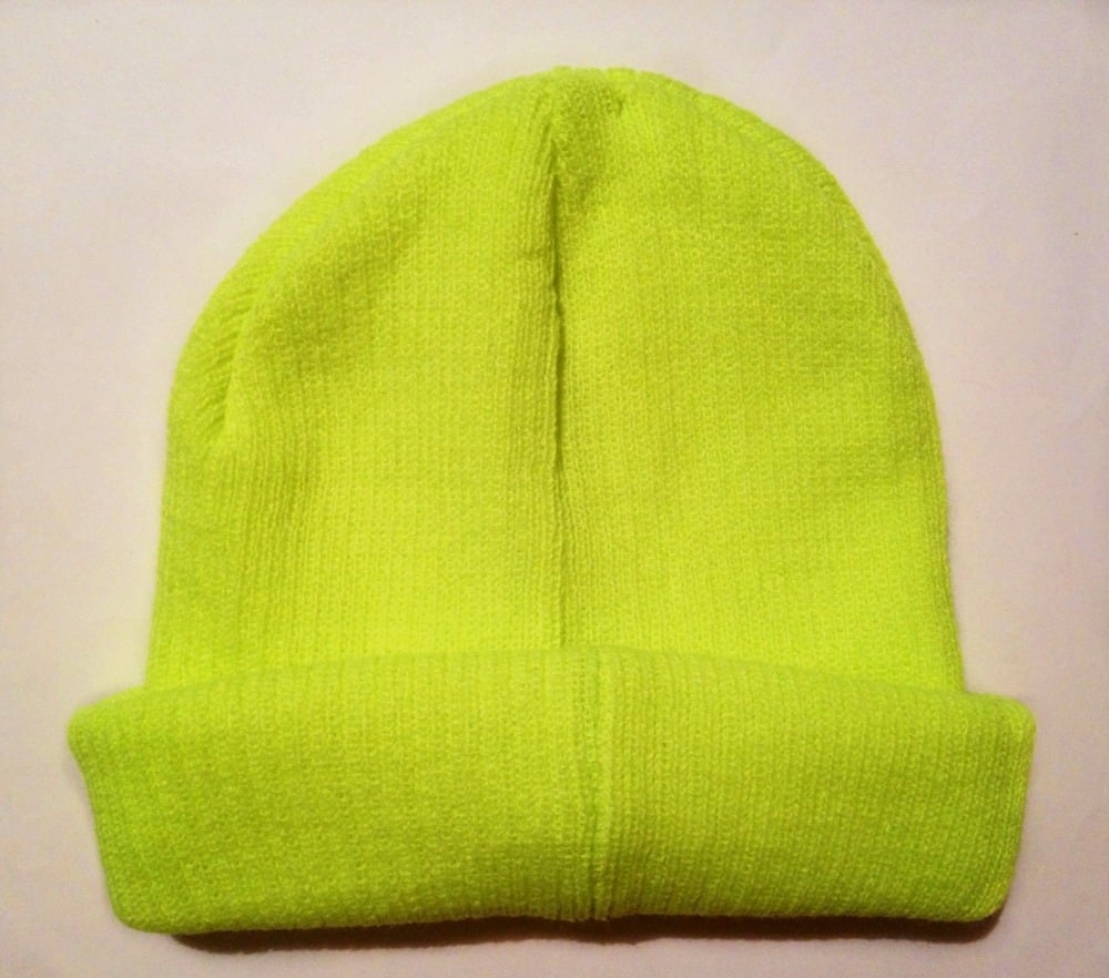 Image of Yellow Neon Beanie