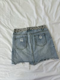 Image 2 of Denim mini skirt // 36