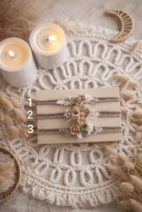 Headband taupe marbré