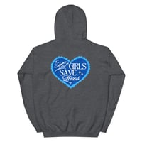 Image 17 of HOT GIRLS HAVE HEART HOODIE - BLUE