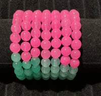 Pink/  turquoise