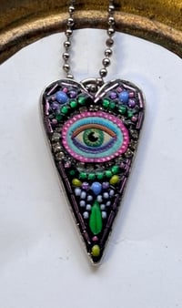 Image 2 of Heart Eye Necklace (3)