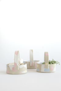 Image 1 of Porcelain Inlay Primary Pastel Basket