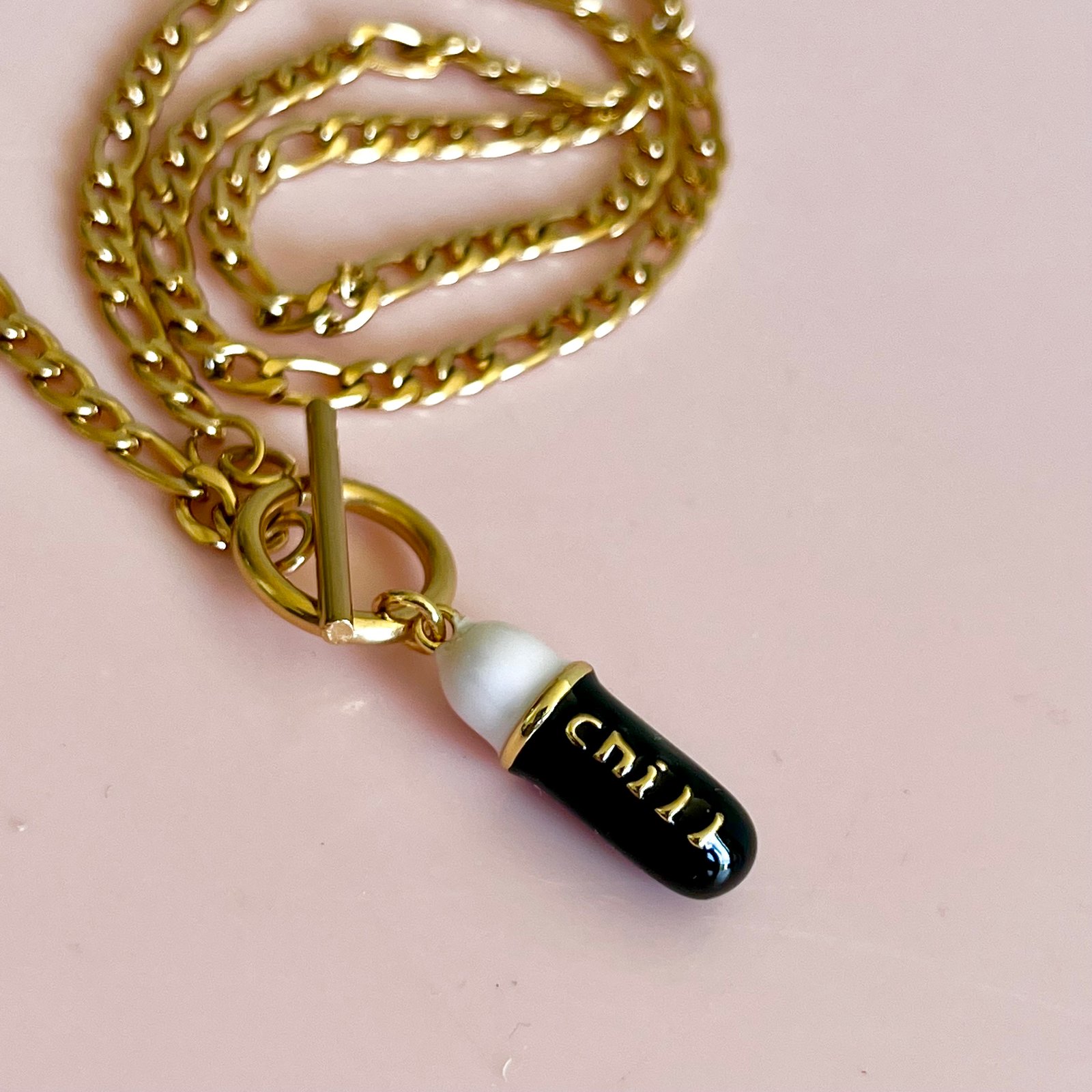 Chill 2025 pill necklace