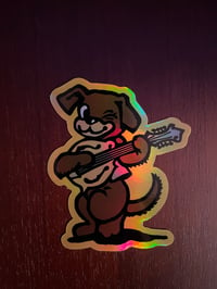 Image 1 of Large Holographic Dawg Sticker