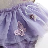 Image 2 of Newborn girls set April | with headband | lilac