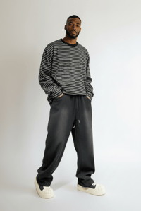 Image 1 of Wide Black Pant 