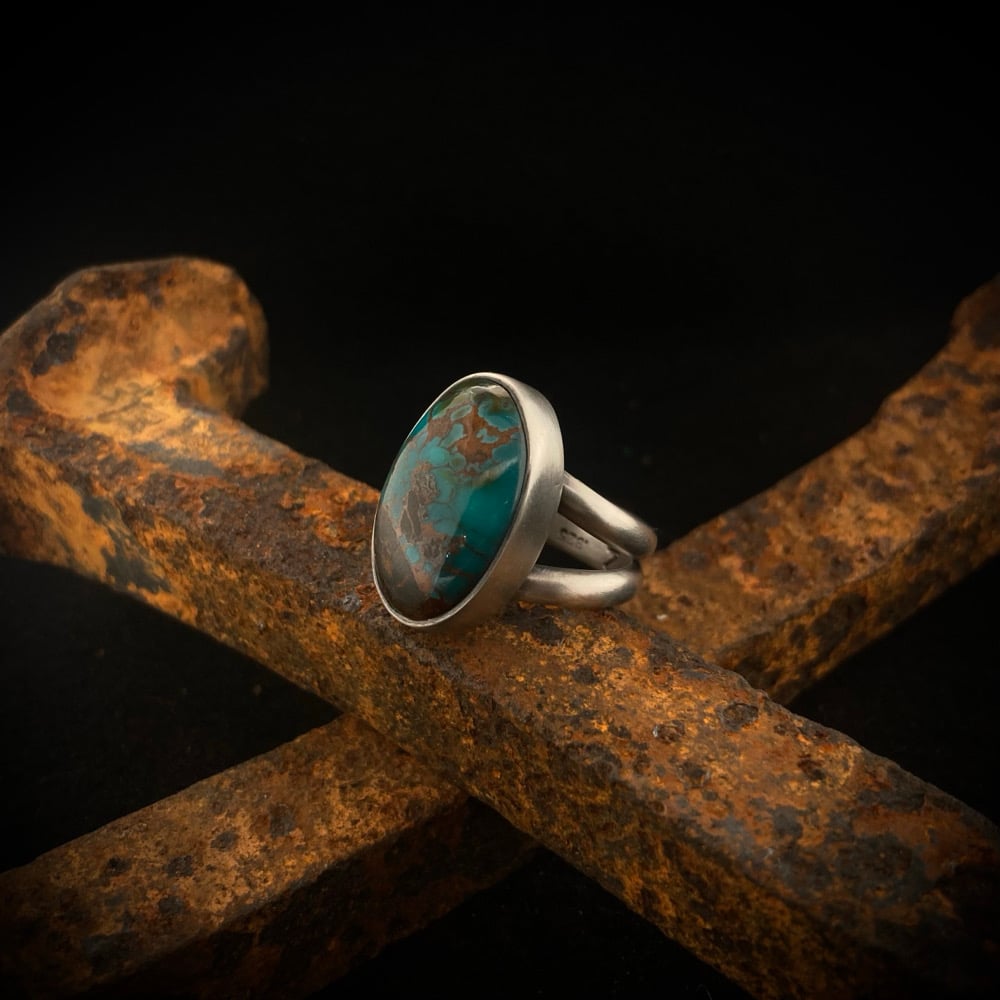 Pilot Mountain Turquoise Ring