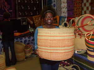 Image of Large African Basket