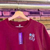 Image 2 of Extreme Culture® - (X SMALL) Exclusive T-Shirt Burgundy BMX