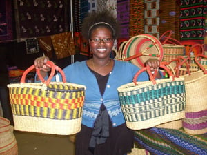 Image of 2 handled Ghana Basket