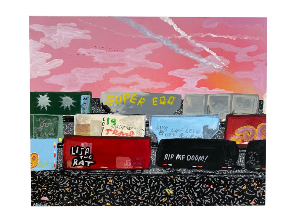 Sasha Pearl / 'Train Painting'	