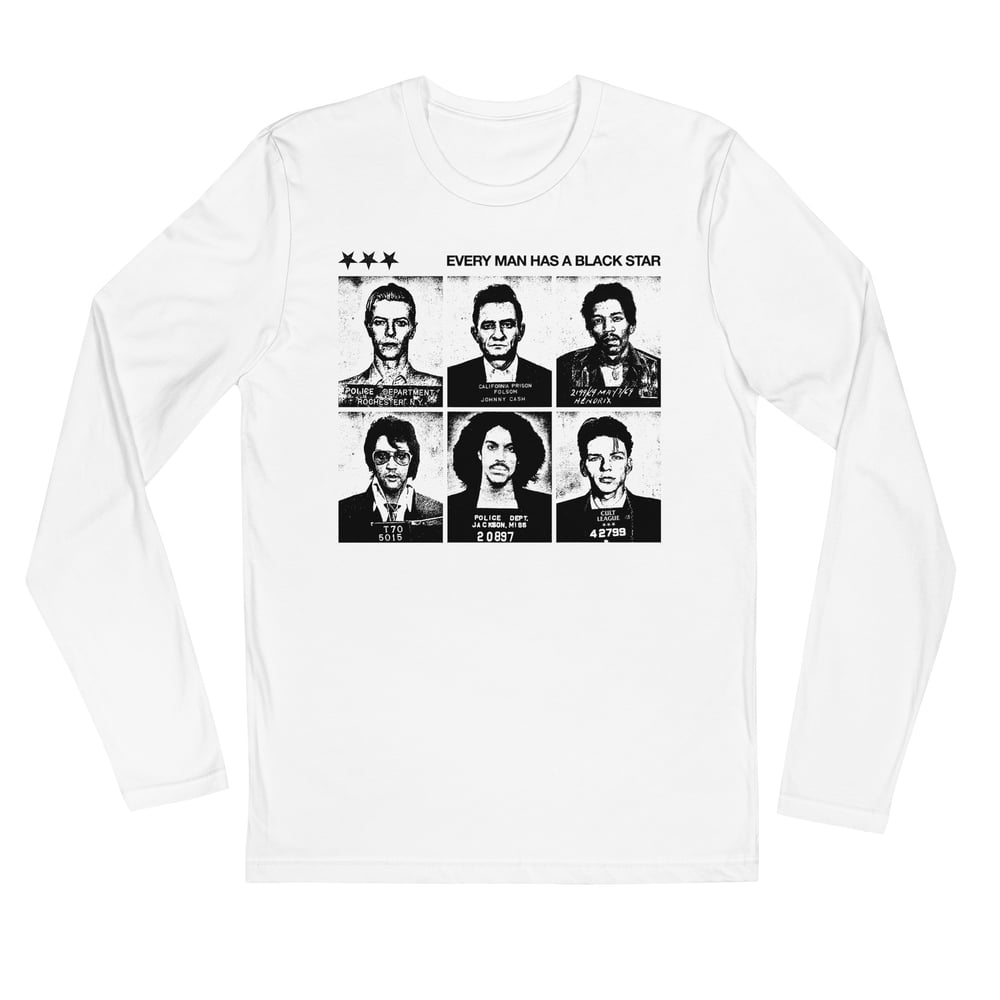 Image of Every Man Has A Black Star (White Long-Sleeve)