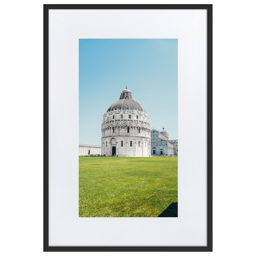 Image of FRAMED PISA HISTORY ART PRINT BY ANELKA WHO