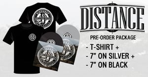 Image of Distance - Half Of What You See 7" and shirt