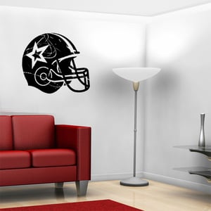 Image of Sticker mural USA Football Helmet