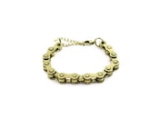 Image of Gold Bike Chain Bracelet