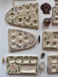 Image 7 of Palette en céramique 🎨  Lune bleue 🩵