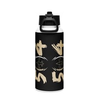 Image 2 of 504 Big Easy Mafia “Tailgate Time”Stainless steel water bottle with a straw lid