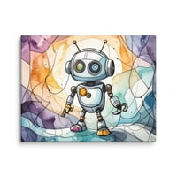 Image 3 of Robot of Young Canvas