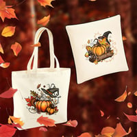 Image 1 of 🍁 HELLO FALL 🍁 Sac En Tissu ou Housse D'automne 