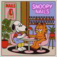 Snoopy Bootlegs Nails 