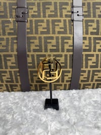 Image 2 of Large Fierce & Fab Tote with hoops