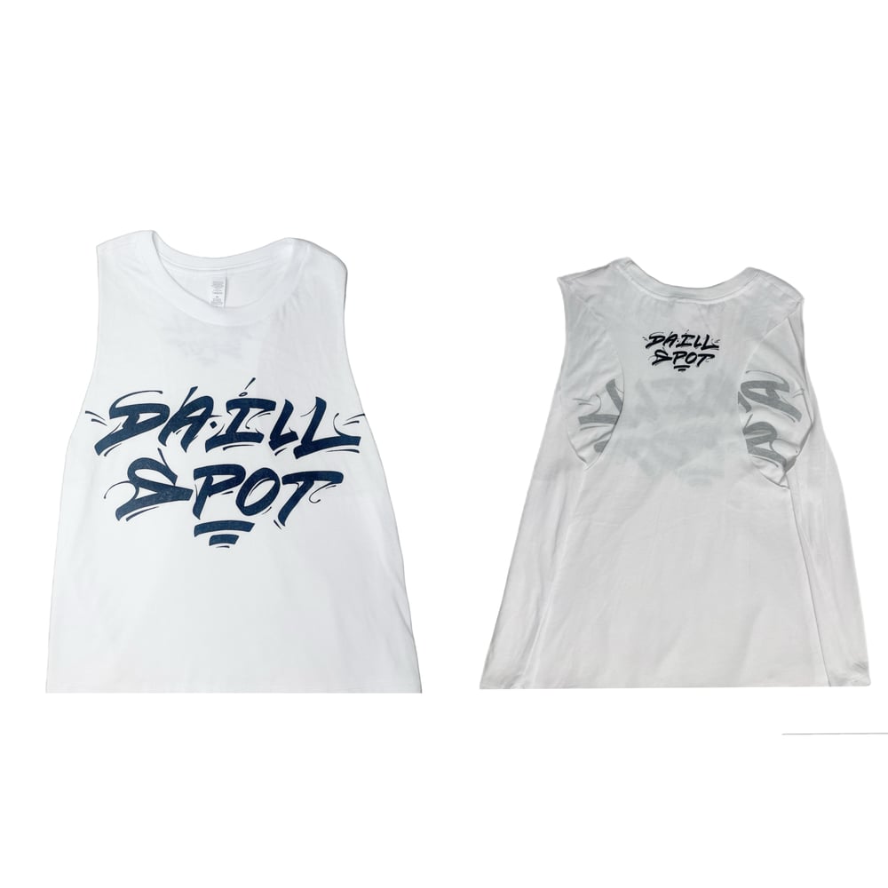 Da ILL Spot x FREE2EXPRESS Racerback Crop Tank