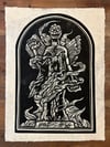 Pazuzu Block Print