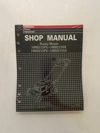 Sealed! Honda HRB215PX / HRB215SX / HRM215PX / HRM215SX Manual