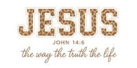 Image 2 of Jesus John 14:6 Direct to Film (Ready to press) Transfer