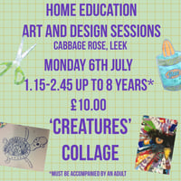 Image 1 of Home Ed. Monday 6th July ‘Collage Creatures’