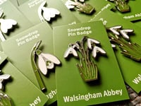 Image 1 of Snowdrop - Walsingham Abbey Pin Badges