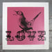 Image of Metallic Pink Lovebird (unframed)