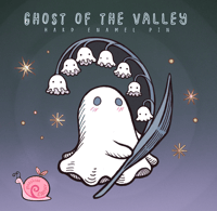 Image 2 of Ghost of the Valley Enamel Pin - 2 inch - Black Nickel