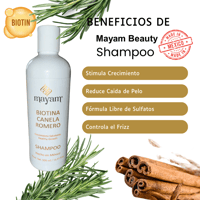 Image 1 of Mayam Beauty Shampoo Canela Romero Biotina