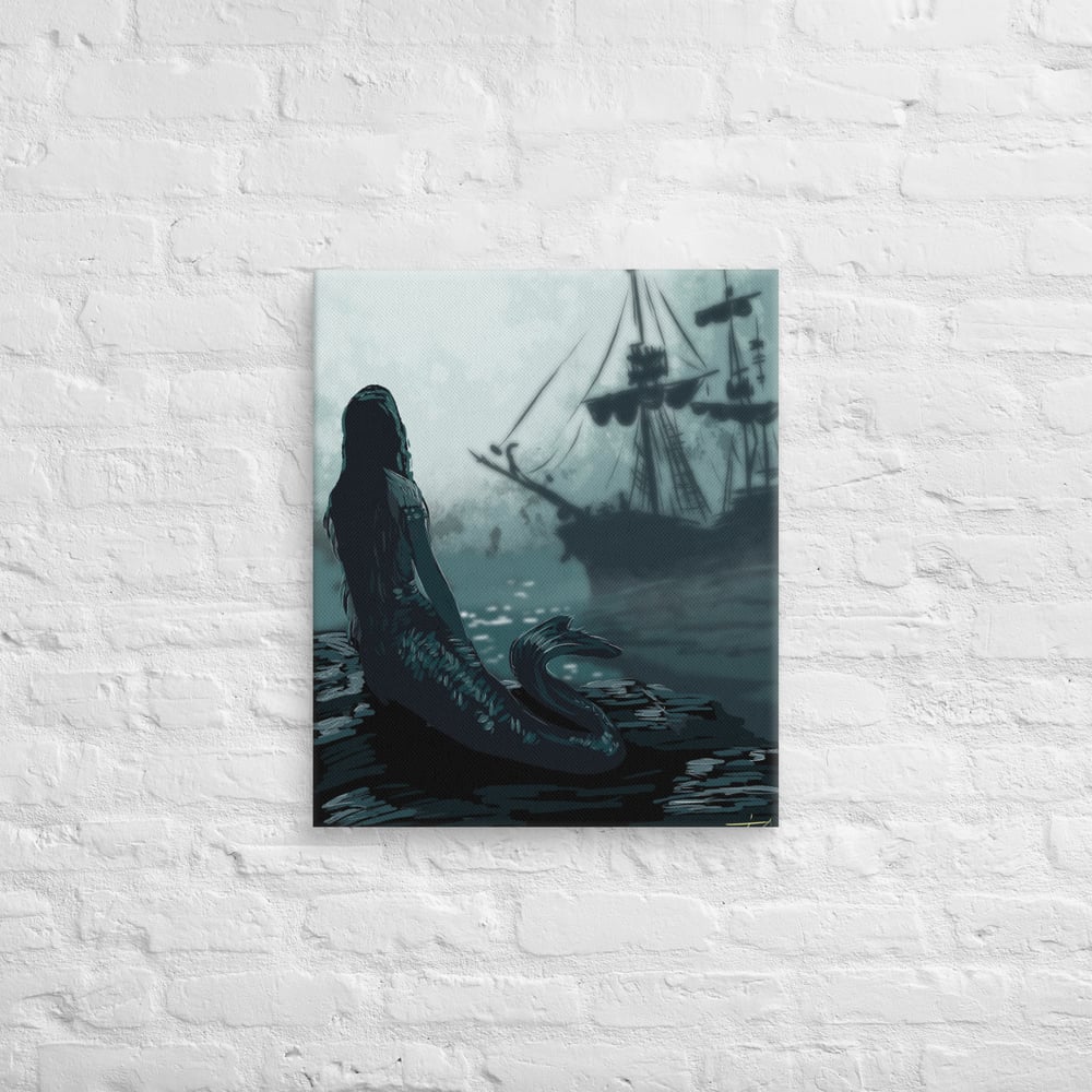 Only the siren sees on Canvas