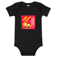 Image 5 of Baby short sleeve one piece (Jesus lifts us up)