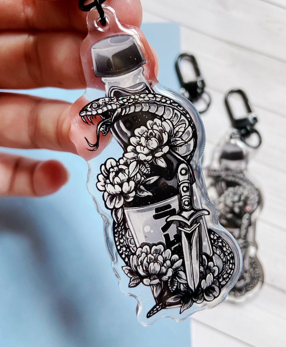 Tattoo Ink Soda | Keychain, Charm