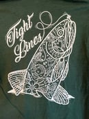 Image 2 of Tattooed Trout- Hunter Green