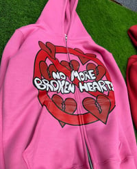 Image 2 of “No More Broken Hearts” Zip-Ups