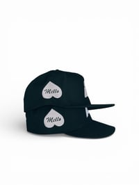 Image 2 of Black New Era Fitted Cap   7 3/4