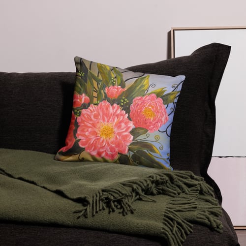 Image of Peonies Pillow