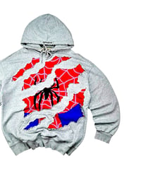 Image 5 of Reworked Webslash Ash Hoodie Size L