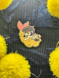 Image 1 of Shrimp Obsessed Boar Boy Enamel Pin