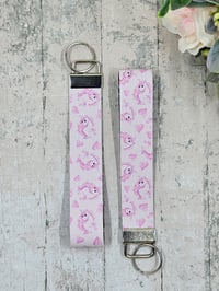 Image 1 of Unicorn Wristlet Keyring
