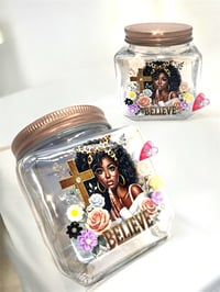 Image 2 of Praying Women Decor Jars