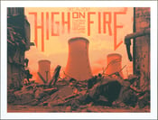 Image of High On Fire Chicago 2012 poster