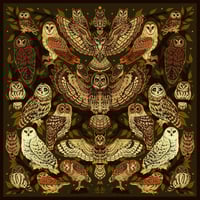 Image 7 of Owls Woven Blanket