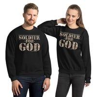 Image 1 of Soldier For God Dark Unisex Sweatshirt